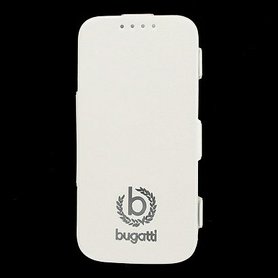 Pouzdro Bugatti Geneva Folio white Samsung G900 S5